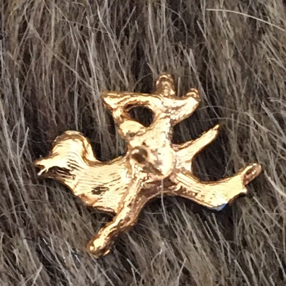 Set of two Ballou mid century blue bird Tac pins - Picture 3 of 9